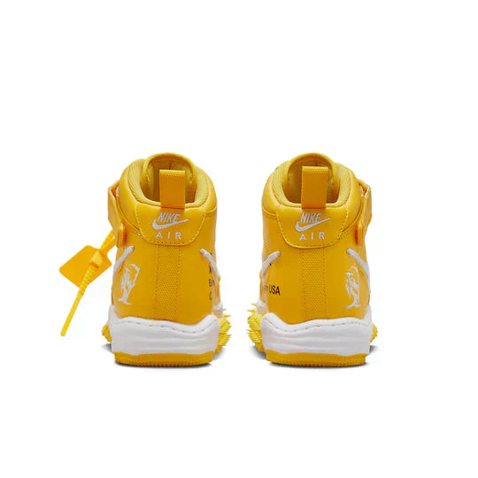 Nike Air Force 1 Mid  X Off-White SP Leather 'Varsity Maize'